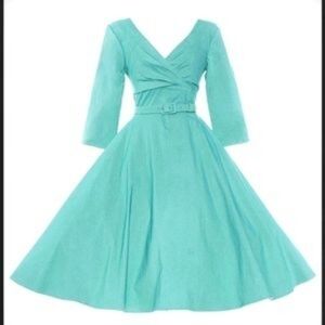 Pinup Couture Erin Swing Dress Large Read Description